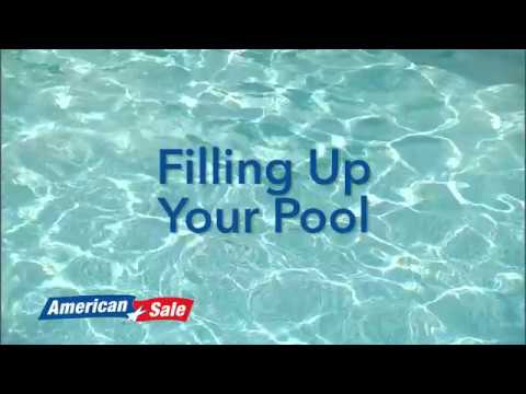 Opening Your Pool- Filling Up Your Pool