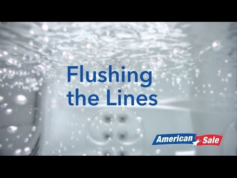 How to Winterize a Hot Tub- Step 1- Flushing the Lines