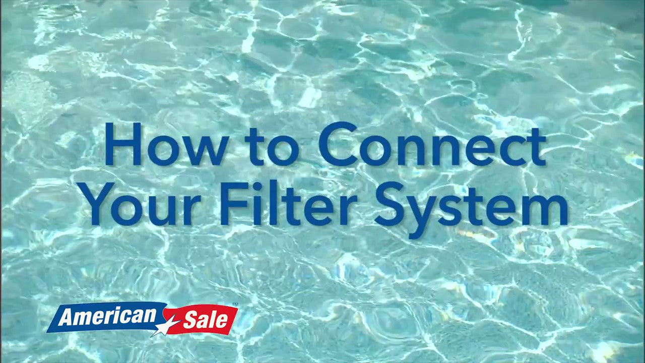 Opening Your Pool- Connecting Filter System
