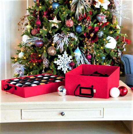 Declutter holiday decorations