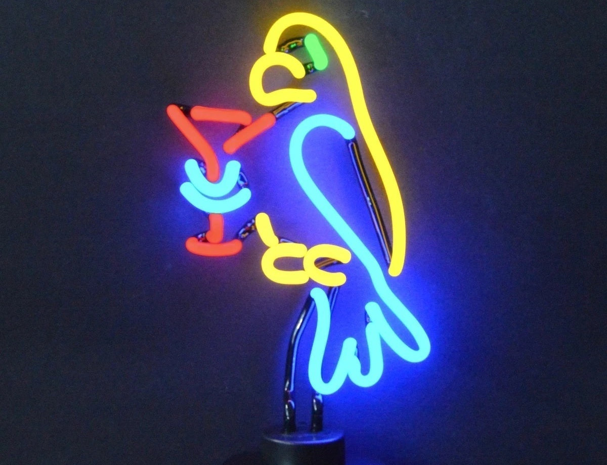 neon billiards clock