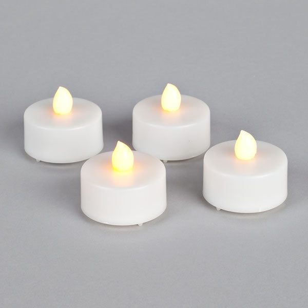 Flameless EverlastingGlow™ LED Tea Lights (4-pack)