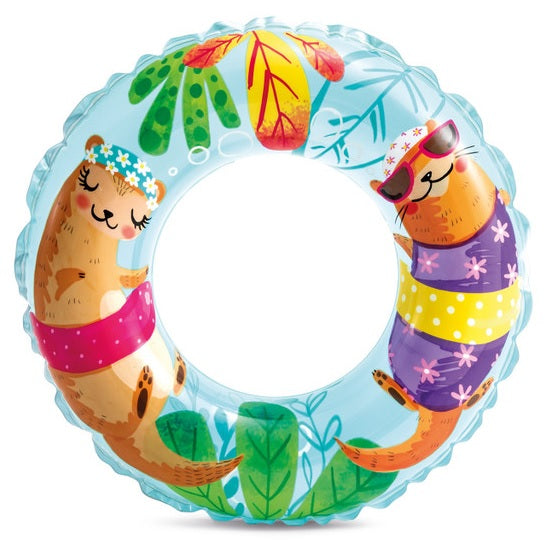 Otter themed inner tube.