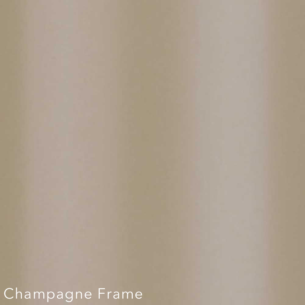 This image shows the champagne color of the umbrella frame.