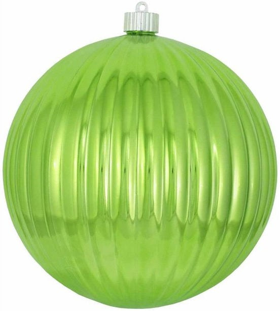 200MM Limeade Shatterproof Ripple Ball Ornament