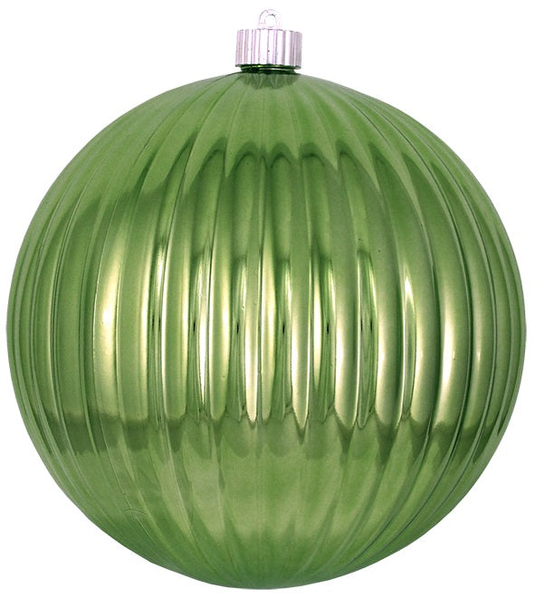 200MM Limeade Shatterproof Ripple Ball Ornament