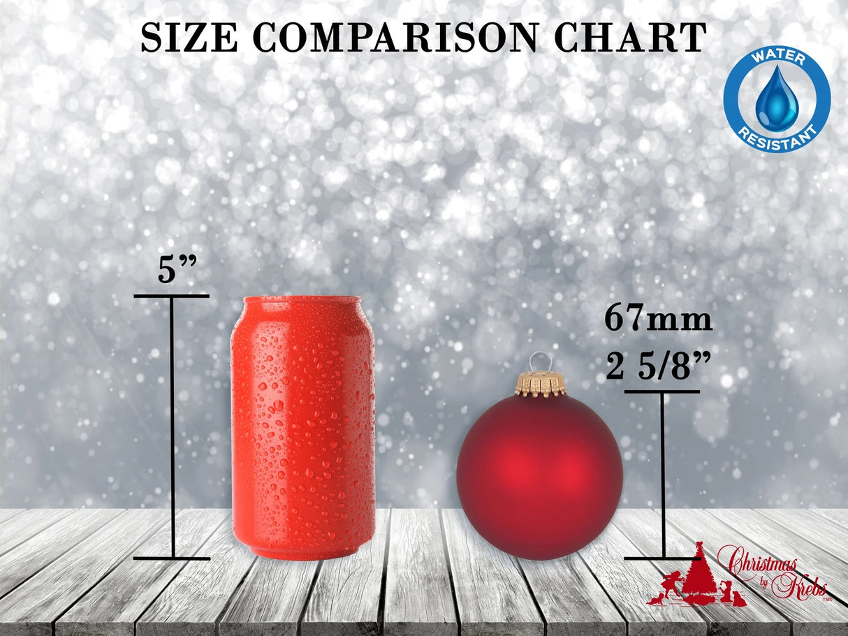 Set of 4 Port Velvet Glass Ball Ornaments with Snowman Hugging Bear