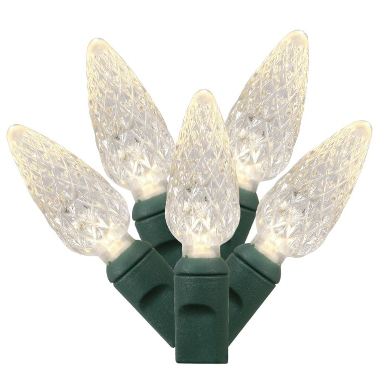 Set of 50 Battery-Operated Extended Life C6 Lights