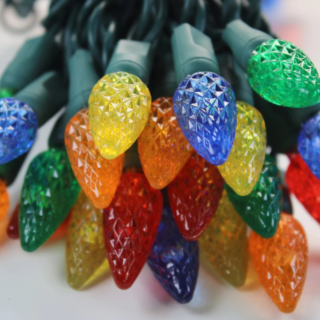 Set of 50 Battery-Operated Extended Life C6 Lights