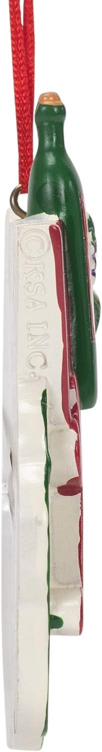 3.75" Wine Lover Ornament