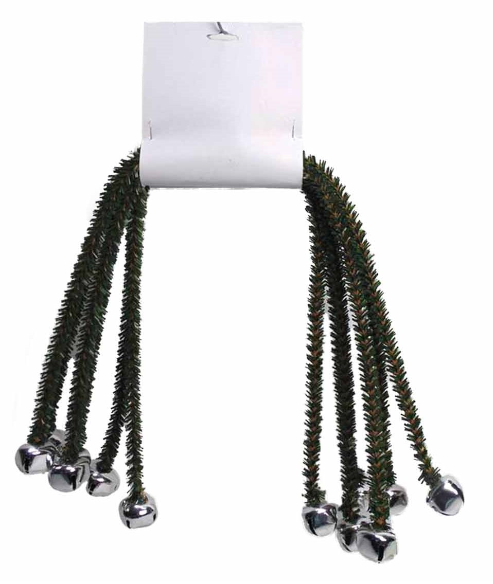 Pack of 6 Jingle Bell Garland Ties