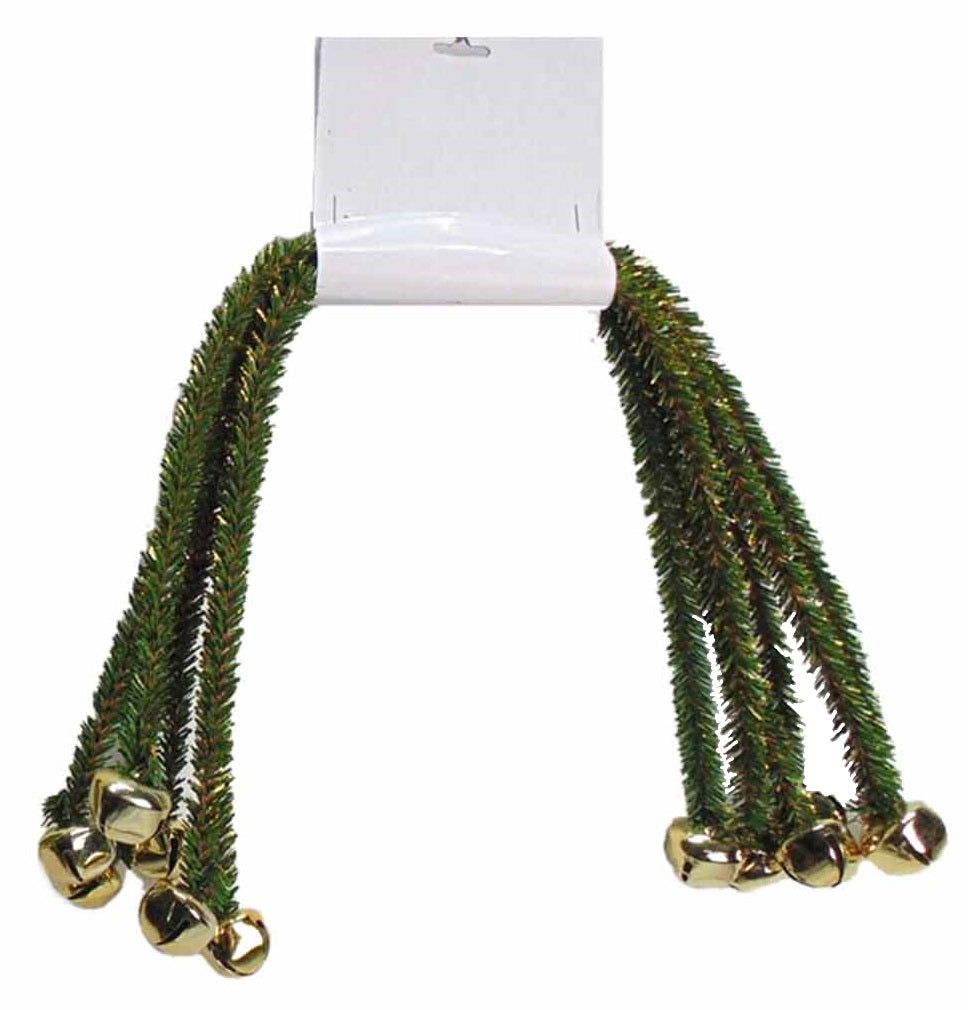 Pack of 6 Jingle Bell Garland Ties