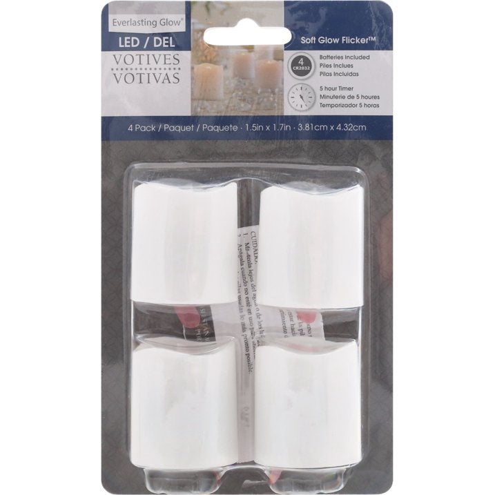 Gerson EverlastingGlow™ Flameless Votive Candles (4-pack)