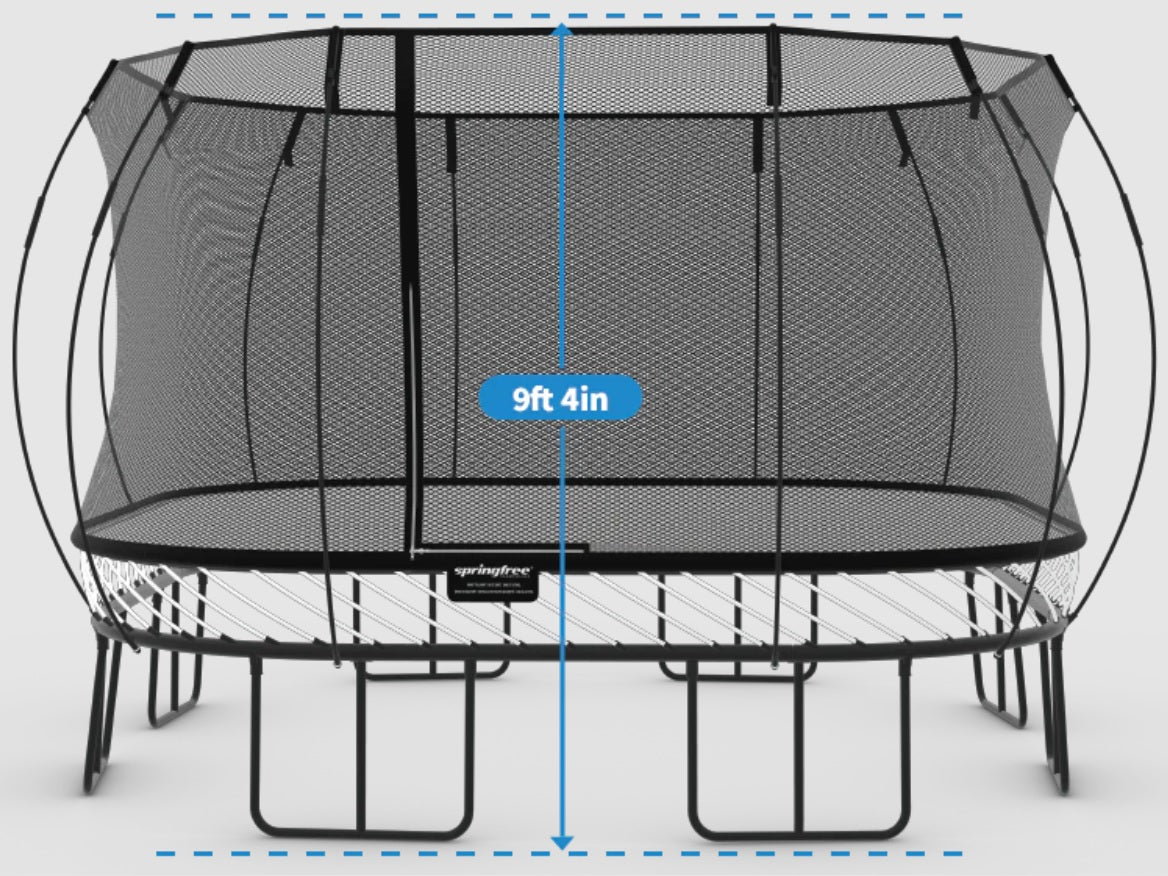 13' x 13' Jumbo Square Springfree Trampoline Ultimate Bundle