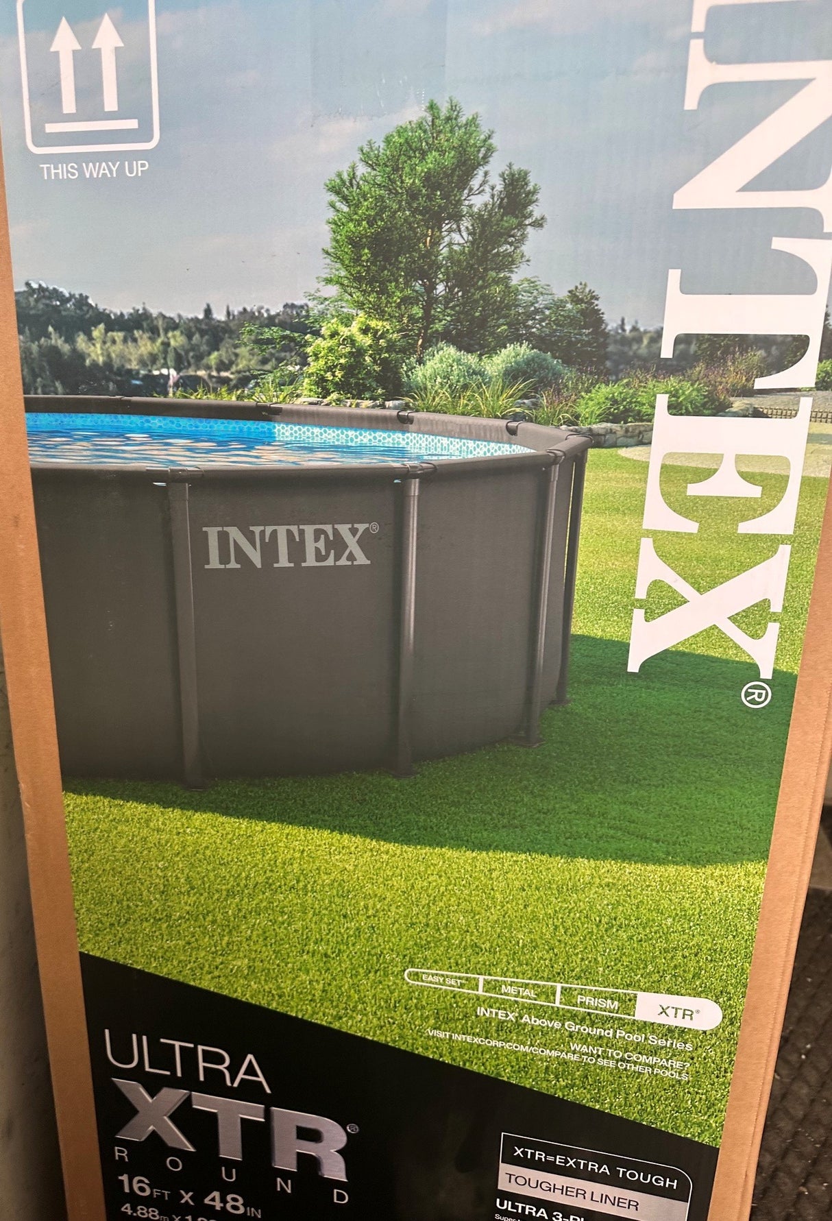 Intex 16' x 48" Ultra XTR Frame Pool Set with Sand Filter Pump