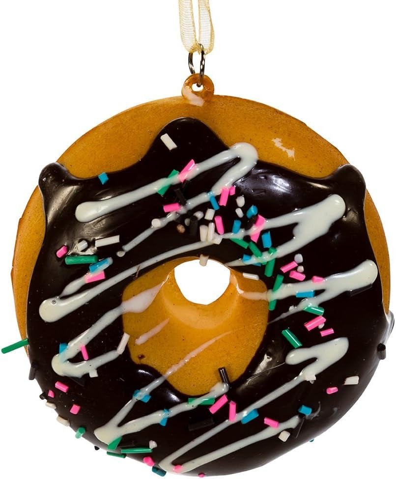 2.75" Frosted Donut Ornament