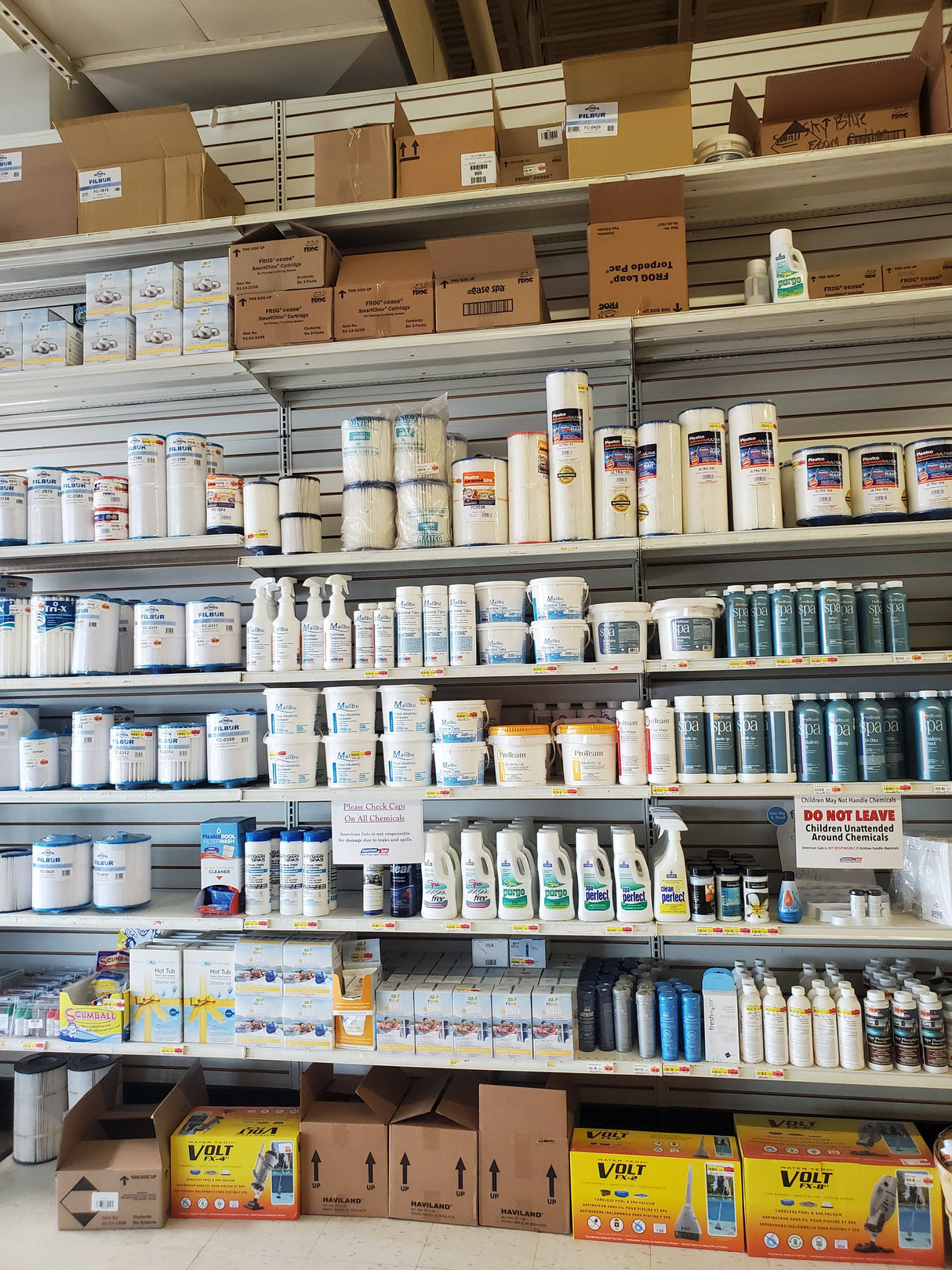Assorted Pool & Spa Chemicals at the Outlet