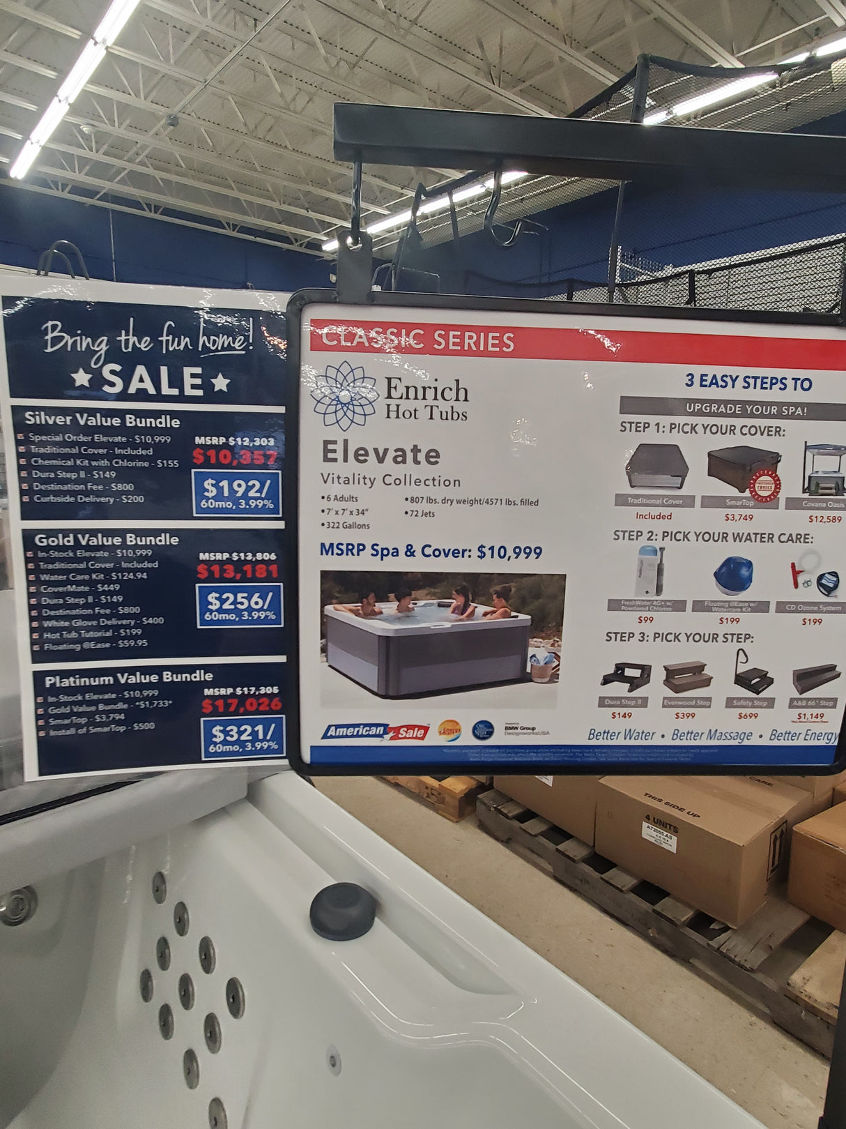 Outlet Enrich Hot Tubs Elevate Vitality Collection