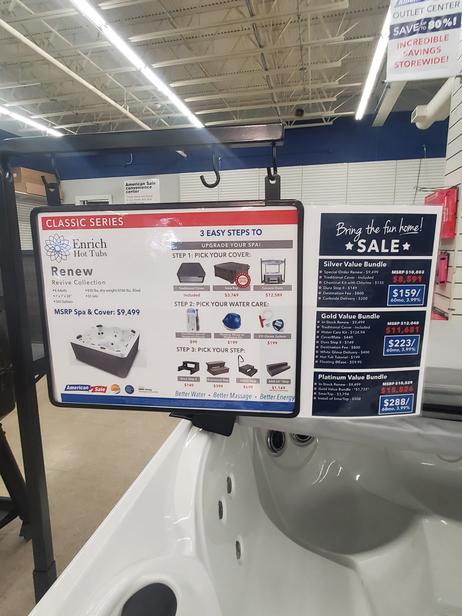 Outlet Enrich Hot Tubs Renew Revive Collection