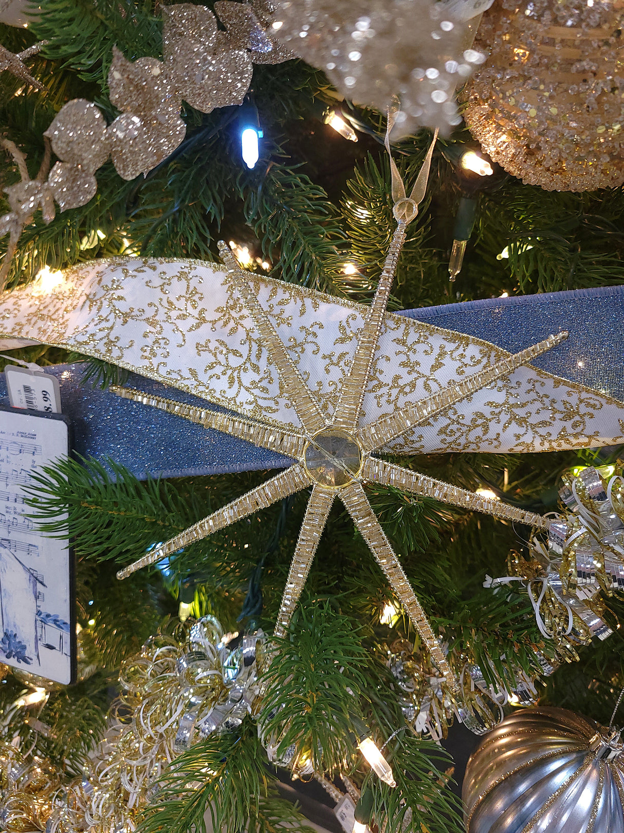 8.5" Golden Desert Star Ornament