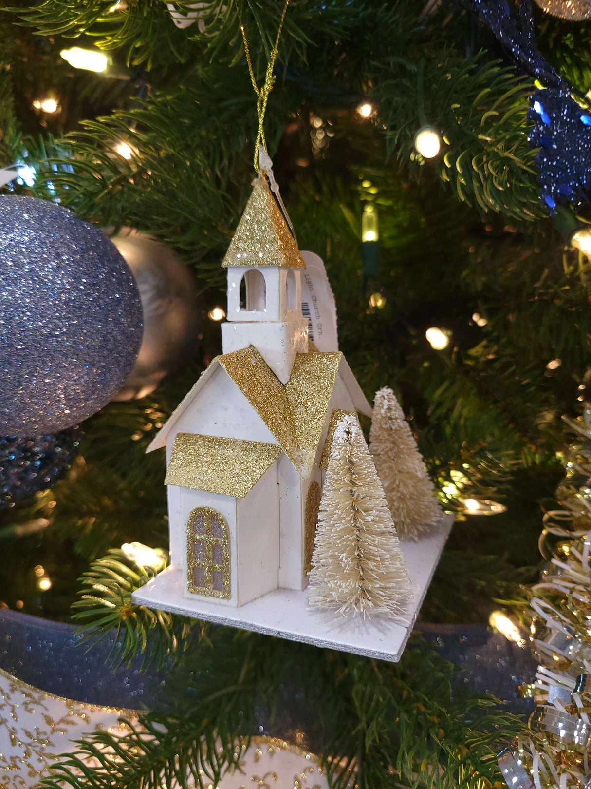 5" LED Church Ornament