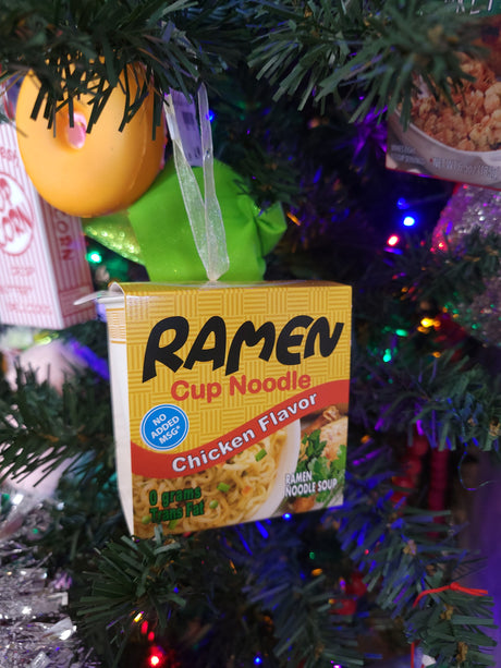 3" Ramen Noodle Cup Ornament
