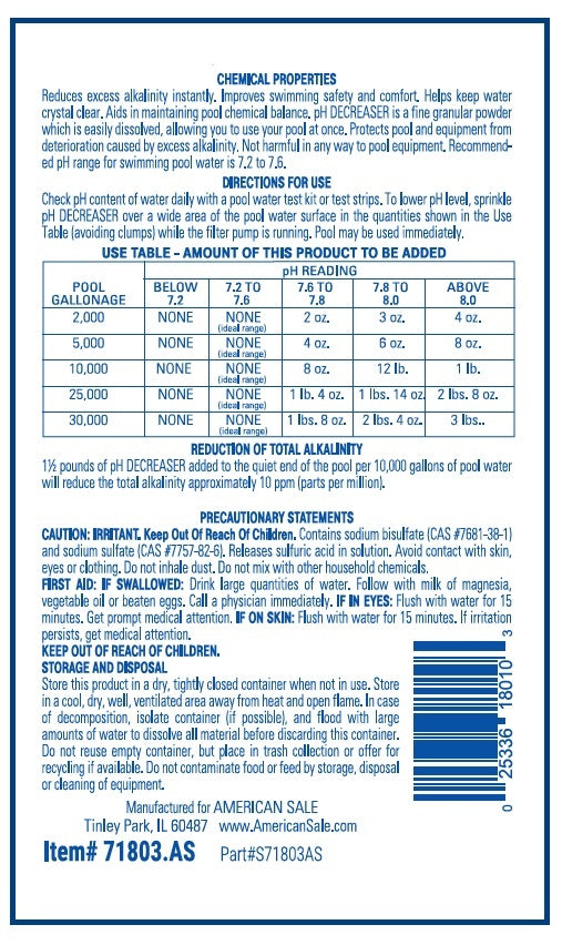 Malibu pH Decreaser (3 lbs or 6 lbs)