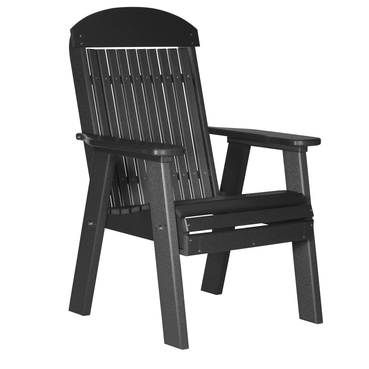 This is the Black colored bench on a white background.