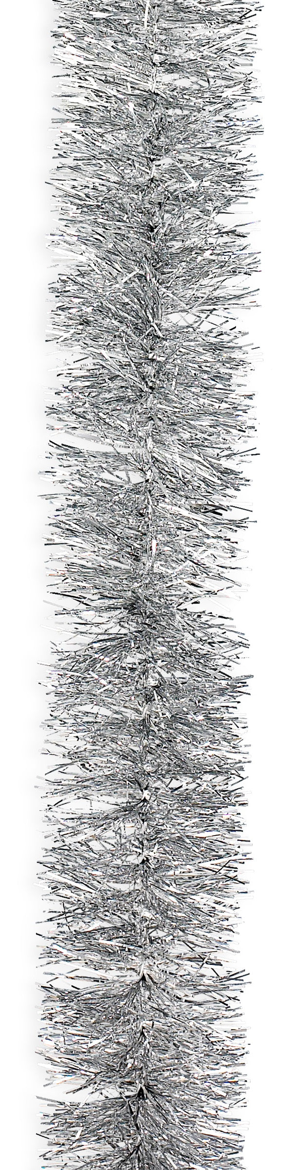 15' Silver Tinsel Christmas Garland