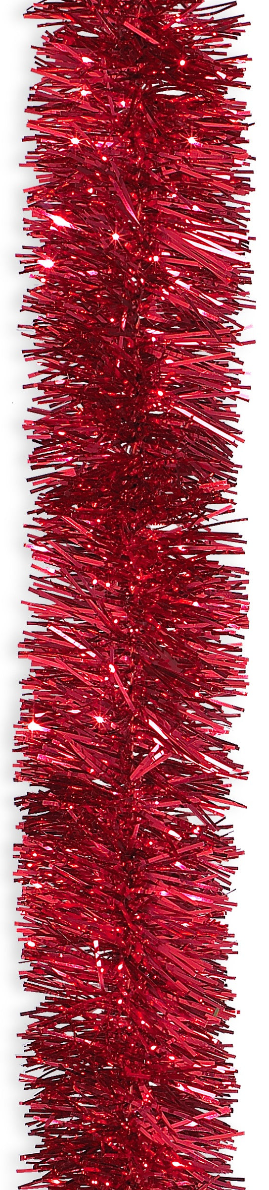 15' Red Tinsel Christmas Garland
