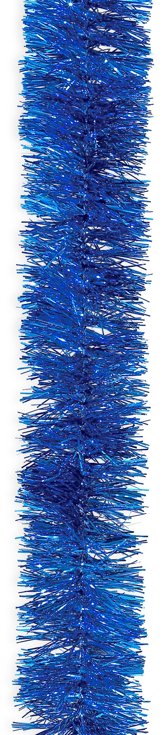 15' Blue Tinsel Christmas Garland