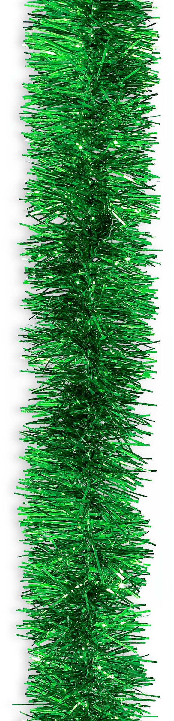 15' Green Tinsel Christmas Garland