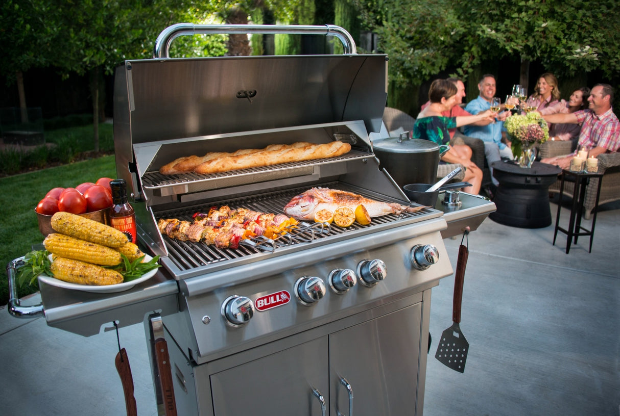 Bull Angus 30" 4-Burner Grill Cart