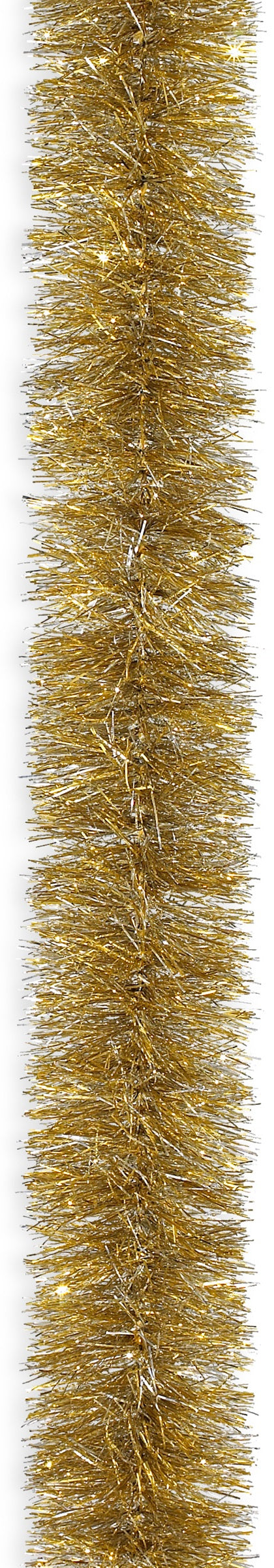 15' Super Plush Golden Silver Tinsel Christmas Garland