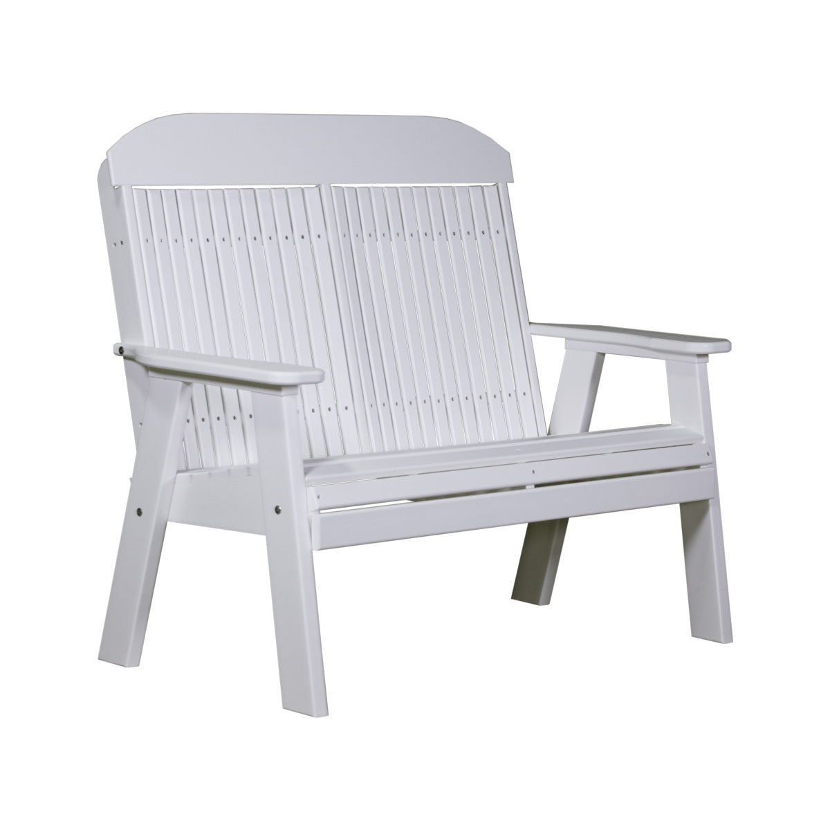 This is the White colored bench on a white background.