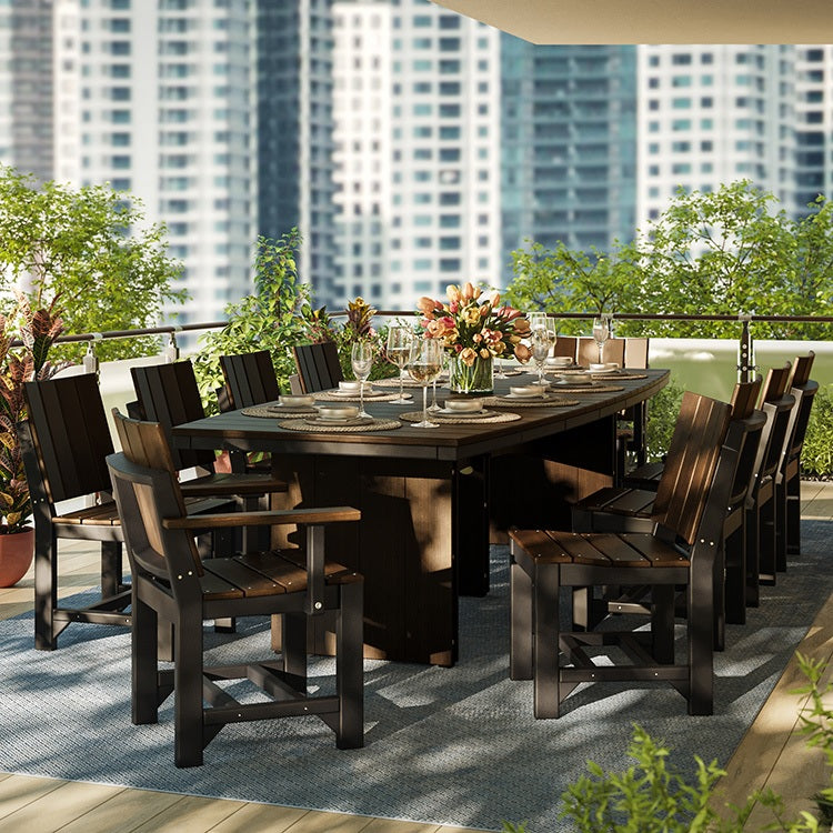 Urban 4' x 8' Oval Dining Table from LuxCraft