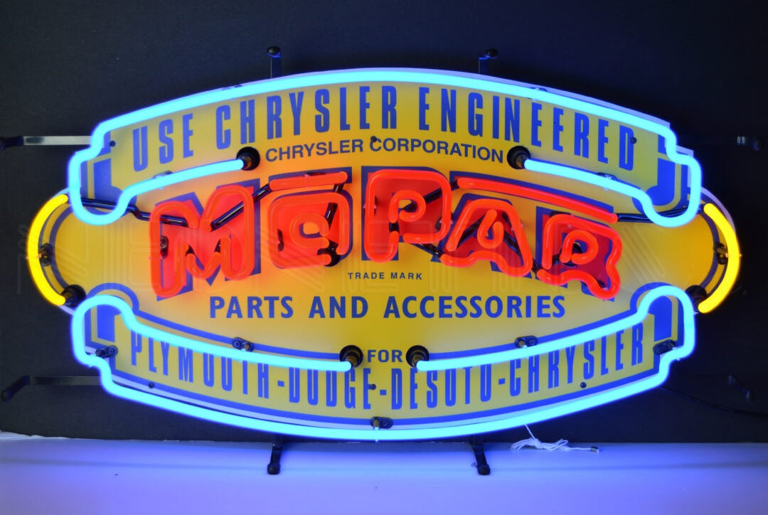 Neonetics Mopar Vintage Shield Neon Sign
