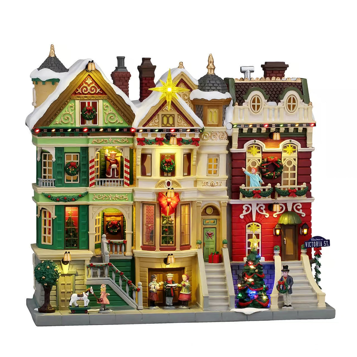 NEW 2026 Lemax Caddington Village Facade: Christmas on Victoria Street #65530