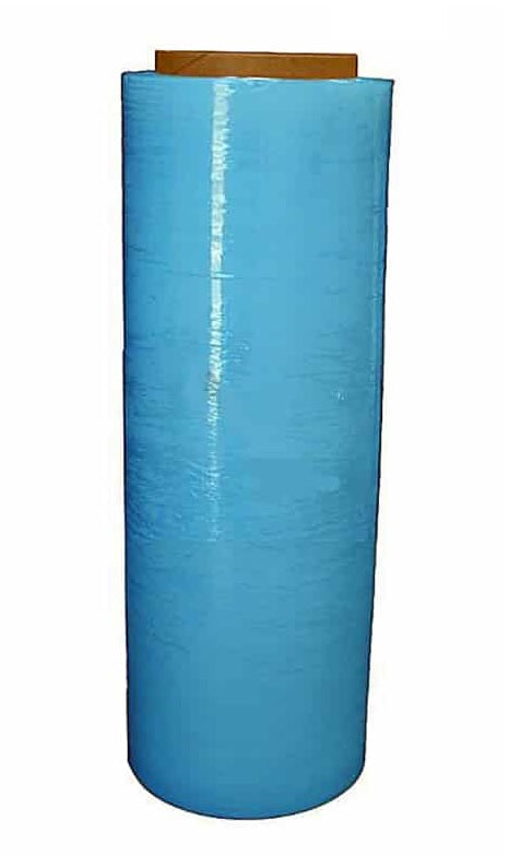 This image shows the roll of 500 ft. of blue winter seal.