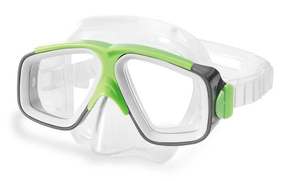 This is the mask that's lime green and clear.