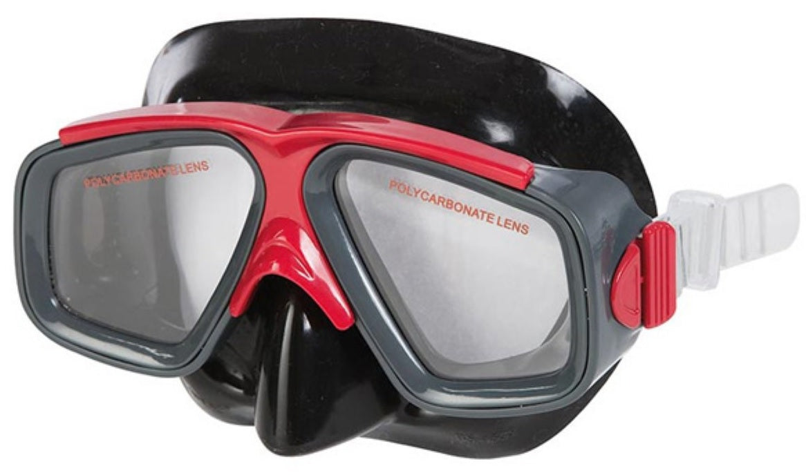 This is the mask that's red, black and gray.