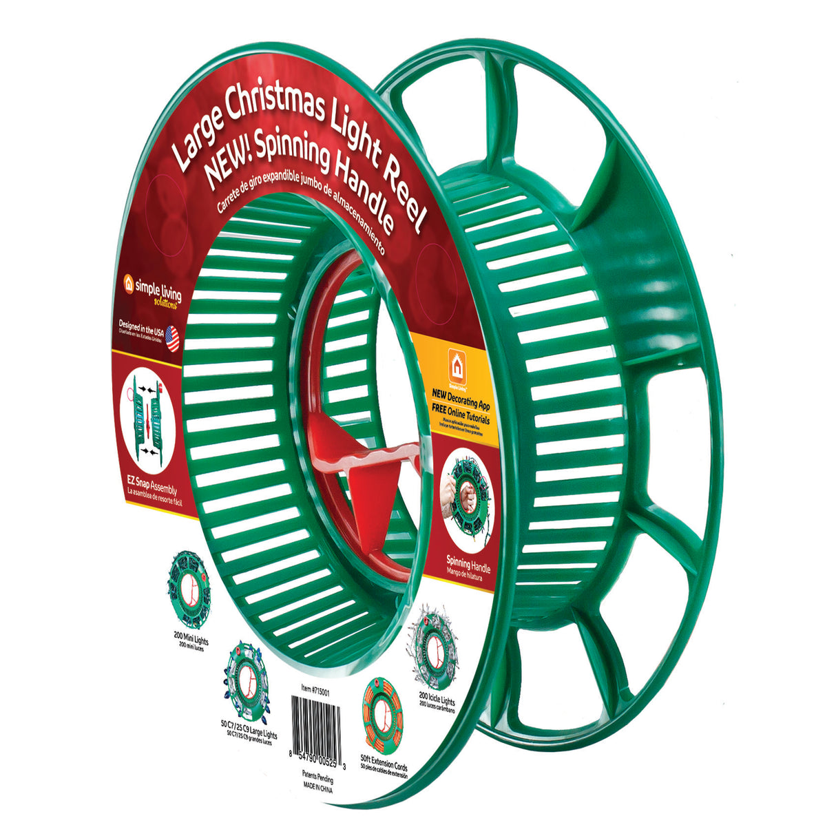 Large Christmas Light Storage Reel