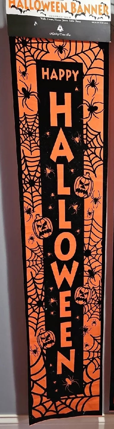 60" Happy Halloween Banner