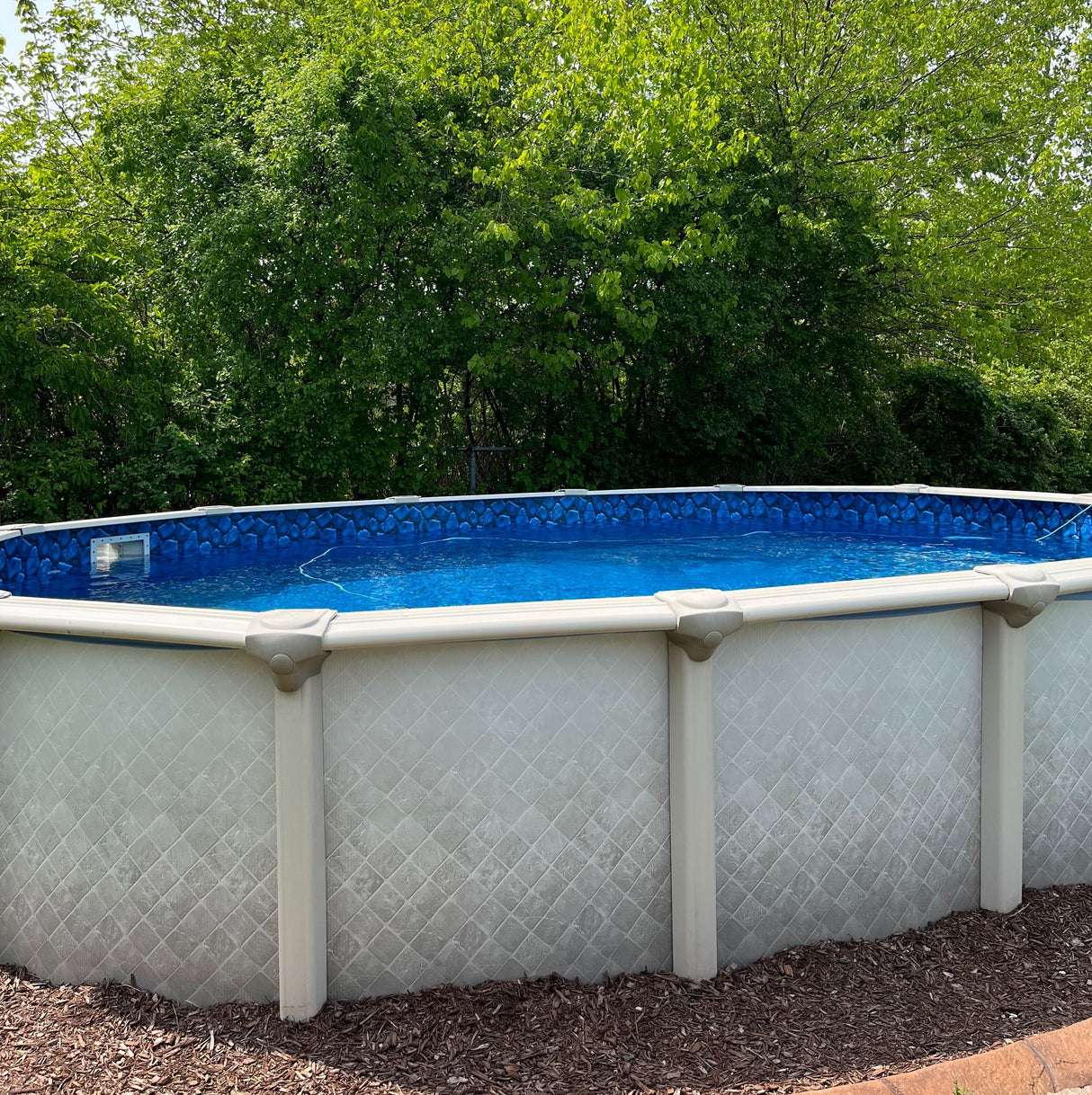 Trendium 52" Zenith Tuscany Steel Above Ground Swimming Pool
