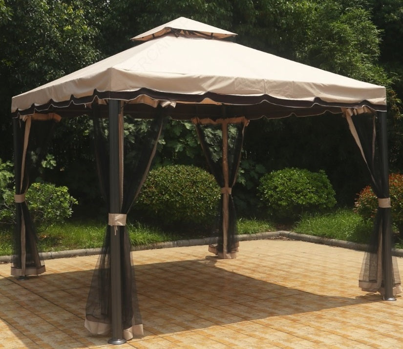 Mosquito Netting for 10' x 12' Rivel Soft Top Gazebo by Sojag