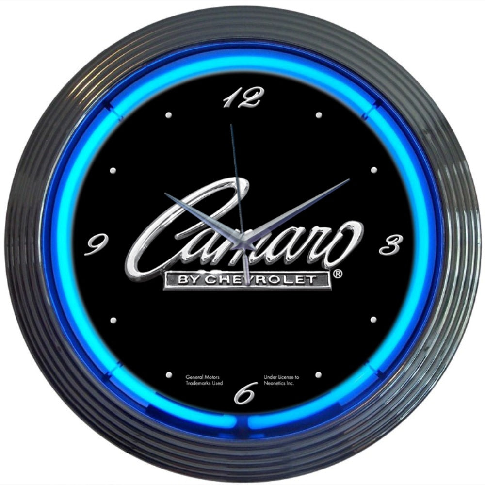 Neonetics GM Camaro Script Neon Clock