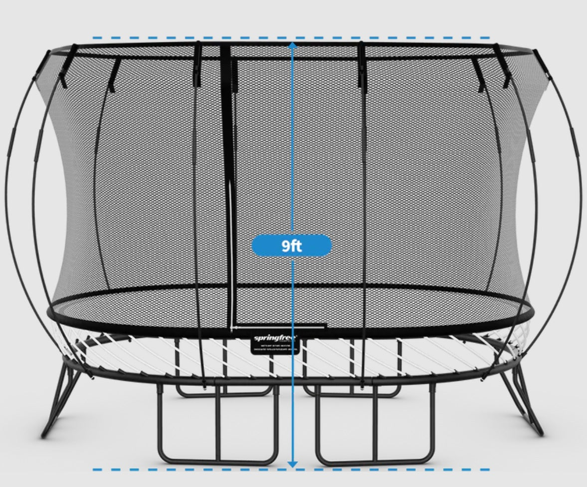 8' x 13' Large Oval Springfree Trampoline Ultimate Bundle