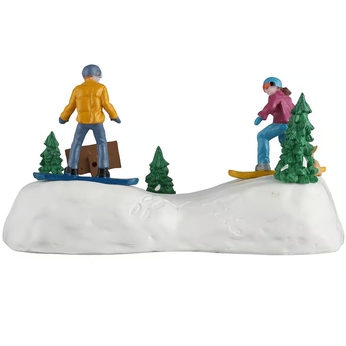 NEW 2026 Lemax Vail Village Table Accent: Snowboarding Practice #63821