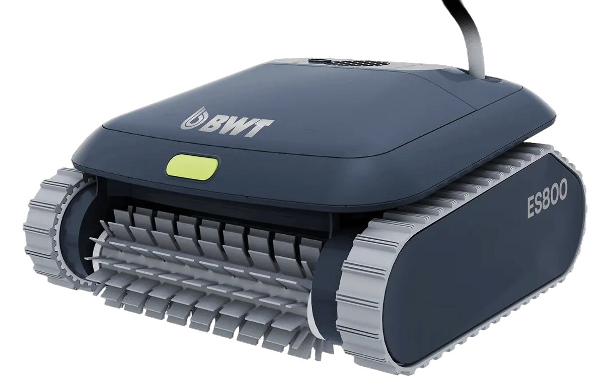 This image shows what this specific pool vacuum looks like on a white background.