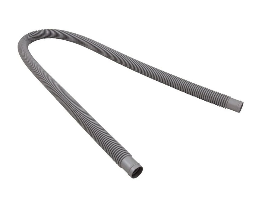 This image shows the silver pool hose on a white background.